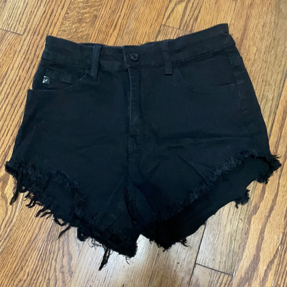 Kan Can black jeans shorts size 27